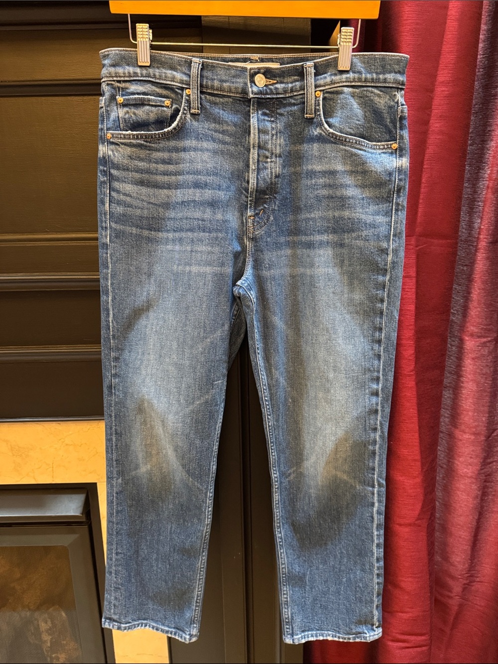 MOTHER The Tomcat Jeans in Medium Wash sz 32